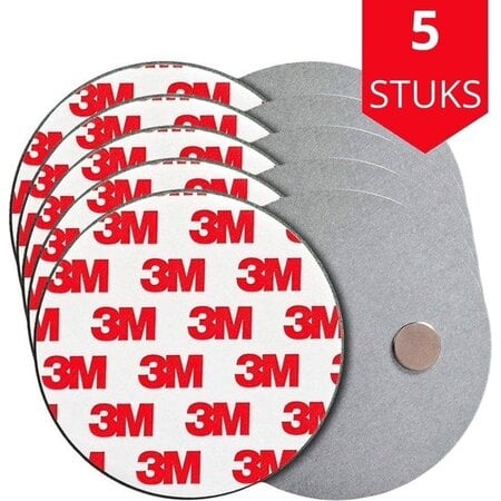 Benson Rookmelder Magneet Montageset 5 Stuks