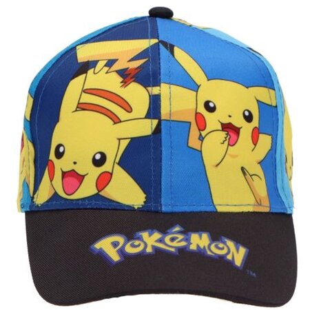 Pokémon Pokémon Pikachu Kinderpet – Verstelbare Cap voor Jongens – 54/56 cm – Leeftijd 3-9 Jaar – Fan Merchandise