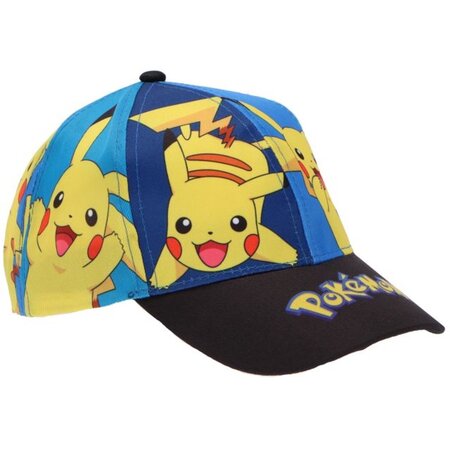 Pokémon Pokémon Pikachu Kinderpet – Verstelbare Cap voor Jongens – 54/56 cm – Leeftijd 3-9 Jaar – Fan Merchandise