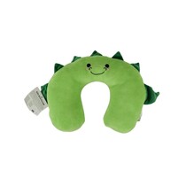 Reiskussen - Nekkussen voor kinderen en volwassenen - Draakje - Groen - 33 cm