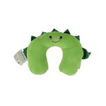 Reiskussen - Nekkussen voor kinderen en volwassenen - Draakje - Groen - 33 cm