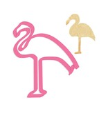 Rietmüller Koekjes vorm - Uitsteekvorm - Cookie cutter - Flamingo paradise - Roze - 12 cm