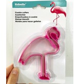 Rietmüller Koekjes vorm - Uitsteekvorm - Cookie cutter - Flamingo paradise - Roze - 12 cm