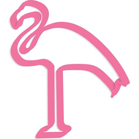 Rietmüller Koekjes vorm - Uitsteekvorm - Cookie cutter - Flamingo paradise - Roze - 12 cm