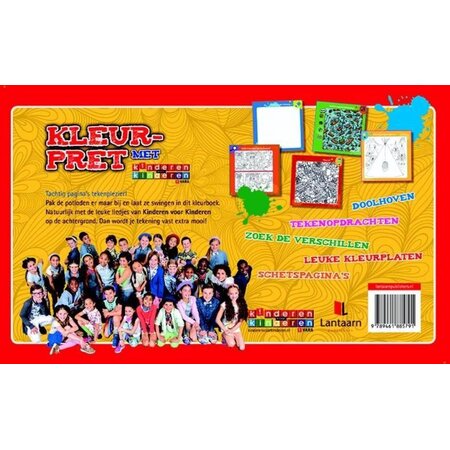 Lantaarn Kleurpret met Kinderen voor kinderen - Kleurboek en 10 kleurpotloden