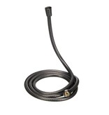 Berilo Flexibele doucheslang - Bath Shower - Douche - Bad - Slang - Zwart - 1.5 meter