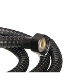 Berilo Flexibele doucheslang - Bath Shower - Douche - Bad - Slang - Zwart - 1.5 meter