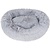 Purlov Donut hondenman - Kattenmand - Huisdieren kussen - Dikke warme ondergrond - Ø 60 cm - Grijs