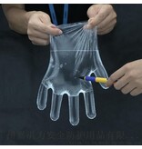 merkloos Transparante Plastic Wegwerp Handschoenen - maat L - 200 Stuks