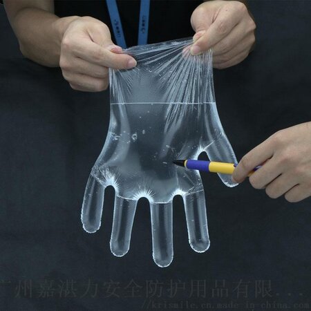 merkloos Transparante Plastic Wegwerp Handschoenen - maat L - 200 Stuks