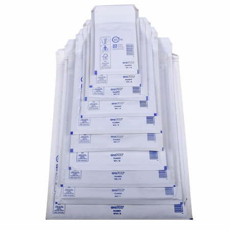 Merkloos 16 stuks - Luchtkussen enveloppen A (Envelop A/11) 110 x 165 mm