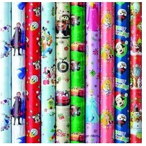 Disney cadeaupapier - kerstpapier inpakpapier 200 x 70 cm - 5 rollen