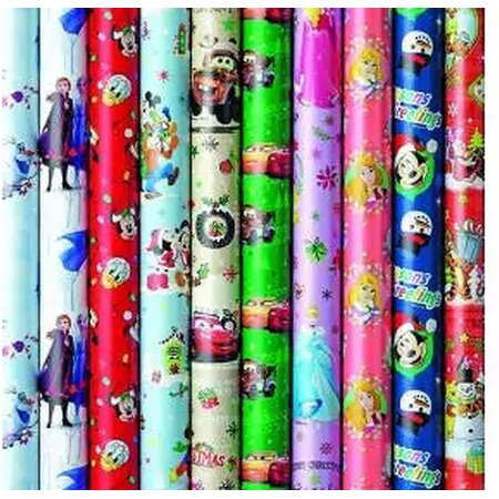 Disney Disney cadeaupapier - kerstpapier inpakpapier 200 x 70 cm - 5 rollen