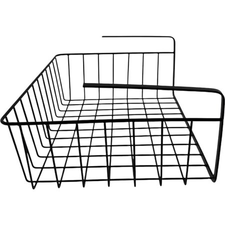 Migros Home Hangmand zwart - metaal - onderplank-organizer - 32 x 26 x 13 cm