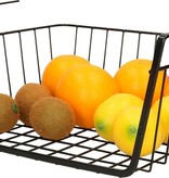 Migros Home Hangmand zwart - metaal - onderplank-organizer - 32 x 26 x 13 cm