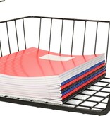 Migros Home Hangmand zwart - metaal - onderplank-organizer - 32 x 26 x 13 cm