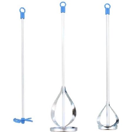 Merkloos Mixer - Geschikt voor Verf - Beton - Gips - Vulmiddel  - 3 Stuks