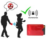 Banzaa RFID Beschermhoes – Anti Skimming Kaarthouder - Rood