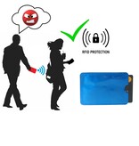 Banzaa RFID Beschermhoes – Anti Skimming Kaarthouder - Blauw