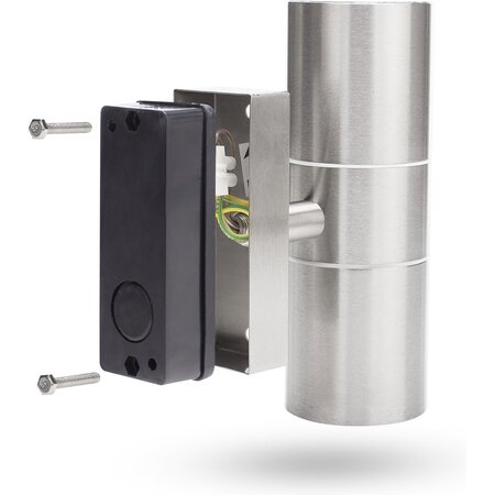 Smartwares Smartwares Duo - Wandlamp - 2 lichtpunten - D 120 mm - Staal