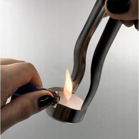 Mainstays Theelicht tang - Waxinelicht Tang - RVS - 20 cm