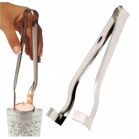 Mainstays Theelicht tang - Waxinelicht Tang - RVS - 20 cm