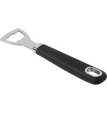 Sola Sola Bieropener - Flessenopener - Roestvrij Staal - Vaatwasserbestendig - 18.5cm - Zilver en Zwart