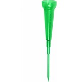 Benson Regenmeter - Liter en mm Aanduiding - Groen - Inclusief Spies - 24 cm