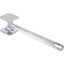 Keukenhamer  - Vleesklopper - Vleeshamer - Zilver aluminium - 1 stuks