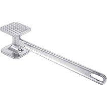 Keukenhamer  - Vleesklopper - Vleeshamer - Zilver aluminium - 1 stuks
