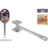 Quttin Keukenhamer - Vleesklopper -  Vleeshamer - Zilver aluminium - 1 stuks