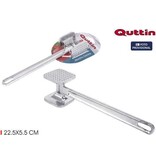 Quttin Keukenhamer - Vleesklopper -  Vleeshamer - Zilver aluminium - 1 stuks