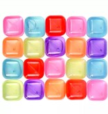 Benson Herbruikbare ijsblokjes - Kleurrijk en duurzaam - BPA-vrij - 20 stuks