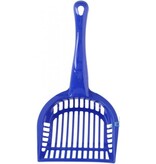 Merkloos Hondenpoep schepje - Kattenbak schepje - Blauw - 28 cm