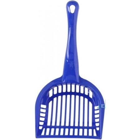 Merkloos Hondenpoep schepje - Kattenbak schepje - Blauw - 28 cm