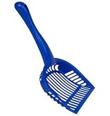 Merkloos Hondenpoep schepje - Kattenbak schepje - Blauw - 28 cm