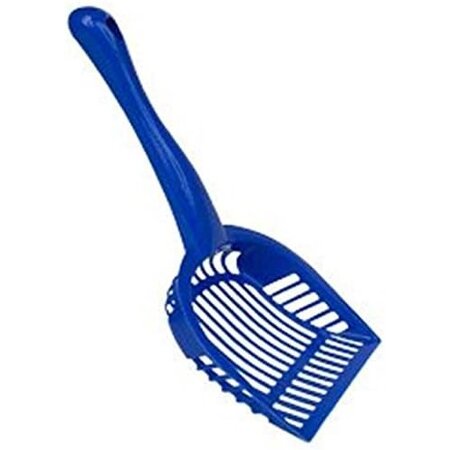 Merkloos Hondenpoep schepje - Kattenbak schepje - Blauw - 28 cm