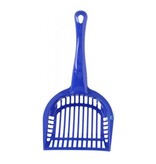 Merkloos Hondenpoep schepje - Kattenbak schepje - Blauw - 28 cm