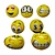 Eurobatt Emoji Stressbal 12 Stuks  – 6 cm -  Medium Density