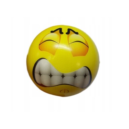 Eurobatt Emoji Stressbal 12 Stuks  – 6 cm -  Medium Density