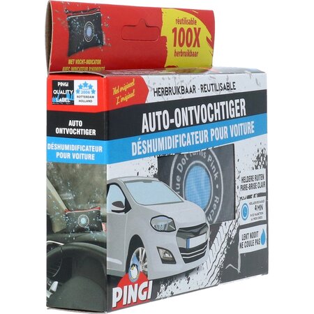 Pingi Herbruikbare auto ontvochtiger - Auto vochtvreter - 150 gram