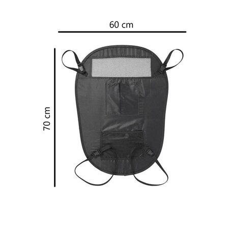 Merkloos Hondennet auto achterbank - Veiligheidsrek - Honden  barrière - Hondenrek - 60 x 70 cm