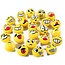 Merkloos Emoji Stressbal - Smiley - 12 Stuks – 6 cm - Medium Density
