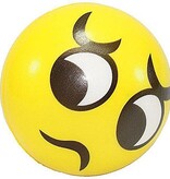 Merkloos Emoji Stressbal - Smiley - 12 Stuks – 6 cm - Medium Density
