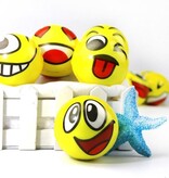 Merkloos Emoji Stressbal - Smiley - 12 Stuks – 6 cm - Medium Density