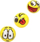 Merkloos Emoji Stressbal - Smiley - 12 Stuks – 6 cm - Medium Density