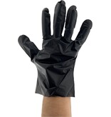 Steridrom TPE Wegwerp handschoenen - Voedselveilig - Poedervrij XL - Zwart - 500 Stuks