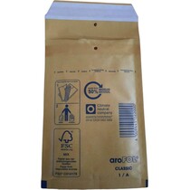 200 Stuks bruine gerecyclede luchtkussenenveloppen - Formaat A/11 - 16.5 x 10 Cm