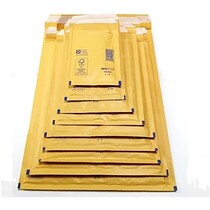 50 Stuks bruine gerecyclede luchtkussenenveloppen - Formaat A/11 - 16.5 x 10 Cm