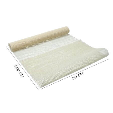 VIVA home Antislipmat - 30 x 150 cm - Crème